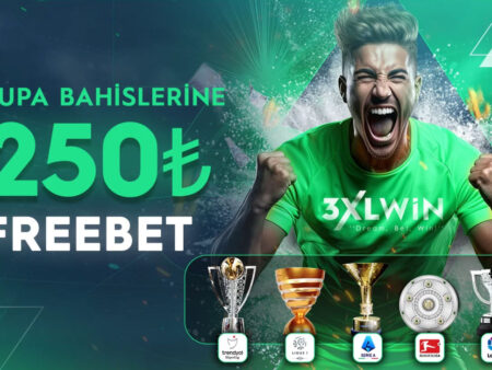 3xlwin Kupa Bahislerine Özel Freebet